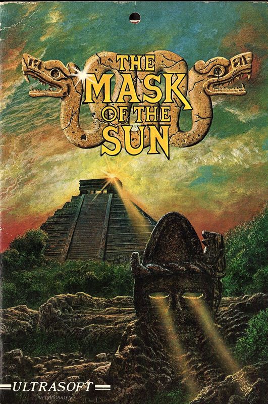 Mask of the Sun box art for Commodore 64